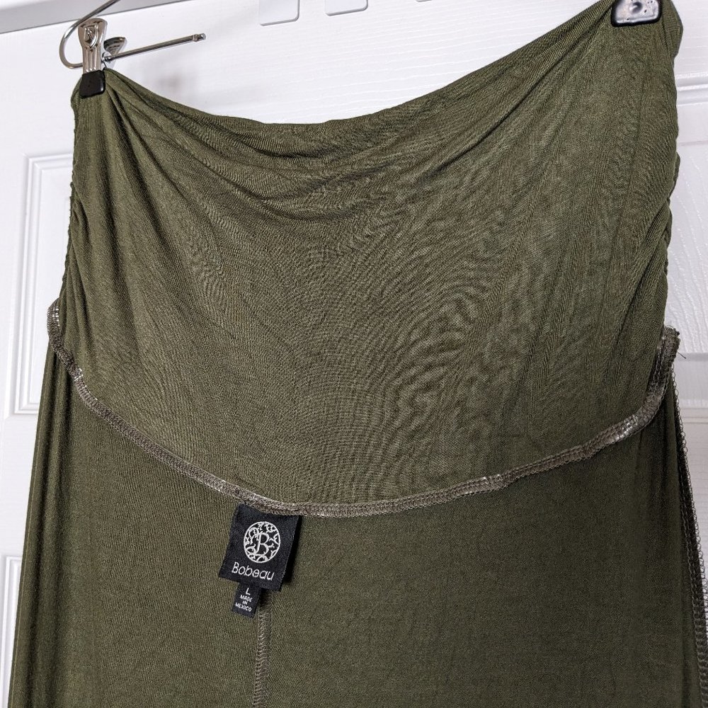 Bobeau Green Convertible Strapless Dress or Long Skirt - Picture 5 of 6